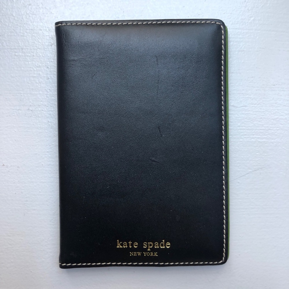 Black Kate Spade NY Passport Holder